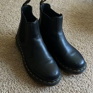 Dr. Martins black slip on women’s size 6US. gently worn